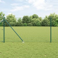 Fence Posts Spike 26 pcs √ò32 mm 160 cm Galvanised Steel