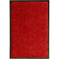 Berkfield Home Doormat Washable Red 40x60 cm