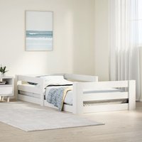 Berkfield Home Bed Frame without Mattress White 80x200 cm Solid Wood Pine