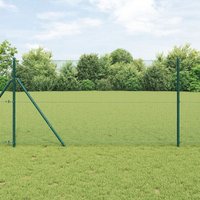 Welded Wire Fence 13 Posts 1.2x25 m Steel