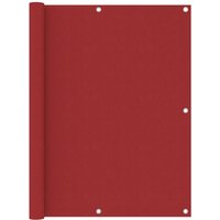 Berkfield Home Balcony Screen Red 120x600 cm Oxford Fabric
