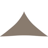 Berkfield Home Sunshade Sail Oxford Fabric Triangular 5x5x6 m Taupe in Beige