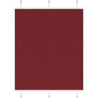 Berkfield Home Pleated Blind Bordeaux Red 110x150 cm Fabric Width 109.4 cm Polyester