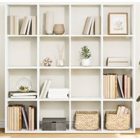 Berkfield Home Book Cabinet White 137.5x29x137.5 cm Engineered Wood