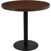 Berkfield Home Bistro Table Dark Brown 80 cm MDF