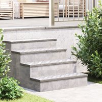 Aluminium Checker Plates 4 pcs Anti Slip 80x20 cm