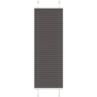 Berkfield Home Pleated Blind Black 45x150 cm Fabric Width 44.4 cm Polyester