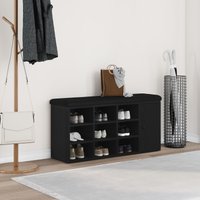 Storage Bench Oak 100x30x48 cm Engineered Wood x 30 x 48 cm