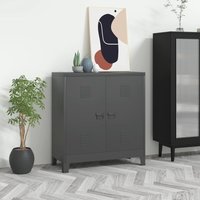 Industrial Storage Chest Anthracite Steel