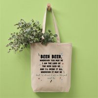 The Alphabet Gift Shop Lord of the Dance Teacher Tote Bag in Cream