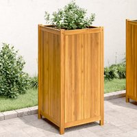 Garden Planter Liner 50x50x100 cm Solid Wood Acacia x 50 x 100 cm