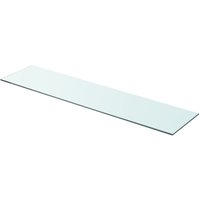 Berkfield Home Shelf Panel Glass Clear 90x20 cm