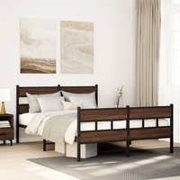 Bed Frame without Mattress Headboard & Footboard 137x190 cm