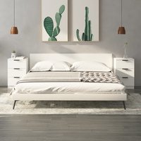 Berkfield Home Bedside Cabinets 2 pcs White 40x36x65 cm | Size: 40 x 36 x 65 cm