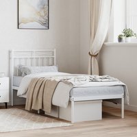 Metal Bed Frame Headboard 75x190 cm Small Single