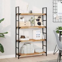 Berkfield Home Floating Shelves 3 pcs 100x20x4 cm Oil Finished Solid Wood Acacia in Brown | Size: 100 x 20 x 4 cm