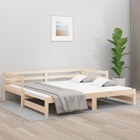 Pull out Day Bed 2x cm Solid Wood Pine
