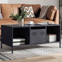 Berkfield Home Coffee Table Anthracite 101.5x50x43.5 cm Cold-rolled Steel in Brown