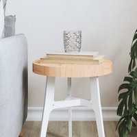 Berkfield Home Table Top Round Ø30x3 cm Solid Wood Pine in Brown | Size: 30x3 cm