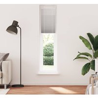 Pleated Blind Light Grey 50x200 cm Fabric Width 49.4 cm Polyester