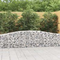 Arched Gabion Baskets 5 pcs 400x30x60 80 cm Galvanised Iron