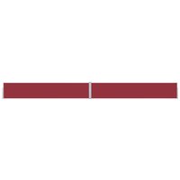 Berkfield Home Patio Retractable Side Awning 170x1200 cm Red