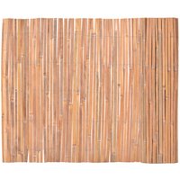 Berkfield Home Bamboo Fence 100x400 cm in Brown