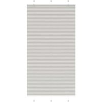 Berkfield Home Pleated Blind Light Grey 110x200 cm Fabric Width 109.4 cm Polyester