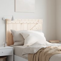 Berkfield Home Headboard 90x104 cm Solid Wood Pine in Brown