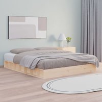 Bed Frame 180x200 cm Super King Solid Wood