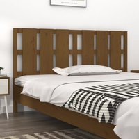 Berkfield Home Bed Headboard Honey Brown 185.5x4x100 cm Solid Wood Pine