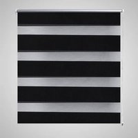 Berkfield Home Zebra Blind 140 x 175 cm Black