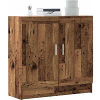 Berkfield Home Book Cabinet Old Wood 82.5x30.5x80 cm Engineered Wood in Brown
