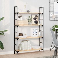 Berkfield Home Floating Shelves 2 pcs 80x20x2 cm Untreated Solid Wood Acacia in Brown | Size: 80 x 20 x 2 cm