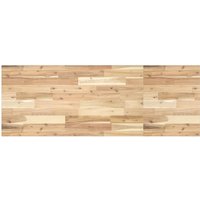 Berkfield Home Bathroom Vanity Top Untreated 140x50x2 cm Solid Wood Acacia in Brown | Size: 140 x 50 x 2 cm