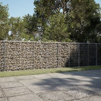 Gabion Basket Cover 800x100x100 cm Galvanised Iron x 100 x 100 cm