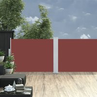 Berkfield Home Retractable Side Awning Brown 120x1000 cm