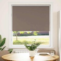Berkfield Home Roller Blind Blackout Coffee 90x130 cm Fabric Width 85.7 cm Polyester in Brown