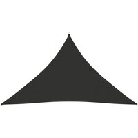 Berkfield Home Sunshade Sail Oxford Fabric Triangular 4x4x5.8 m Anthracite in Black