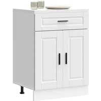 Berkfield Home Kitchen Base Cabinet Porto White Engineered Wood