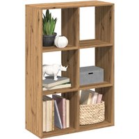 Berkfield Home Room Divider Bookcase Artisan Oak 69.5x29x103.5 cm Engineered Wood in Brown