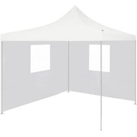 Berkfield Home Professional Folding Party Tent with 2 Sidewalls 3x3 m Steel White