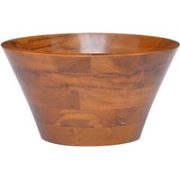 Berkfield Home Basin Solid Teak Wood Φ40x20 cm in Brown | Size: 40x20 cm