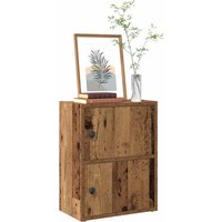 Berkfield Home Bookcase Old Wood 40x24x52 cm Engineered Wood in Brown | Size: 40 x 24 x 52 cm