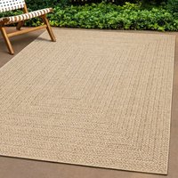 Rug ZIZUR 240x340 cm Jute Look Indoor & Outdoor