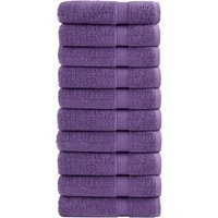 Berkfield Home Premium Bath Towels SOLUND 10 pcs 100x150 cm 600 gsm in Purple