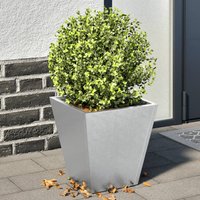 Garden Planters 30x30x30 cm 2 pcs Galvanised Steel x 30 x 30 cm