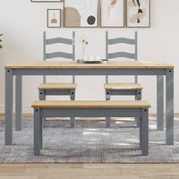 Dining Table Panama 160x80x75 cm Solid Wood Pine x 80 x 75 cm
