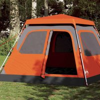 Family Tent Dome 6 Person Grey & Quick Release