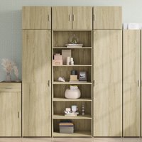 Highboard Sonoma Oak 70x41x185 cm Engineered Wood x 41 x 185 cm